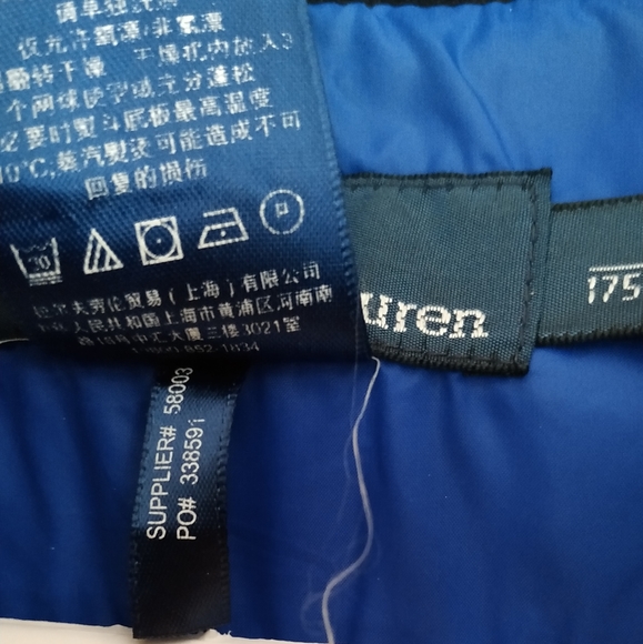 Polo Ralph Lauren Big Pony Alpine Ski Patch Puffer Vest Men (Medium ) - Picture 7 of 14